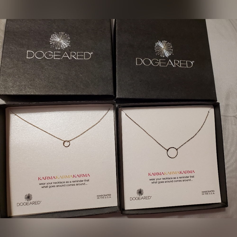 Bundled - Medium & Small Karma Twist Necklaces